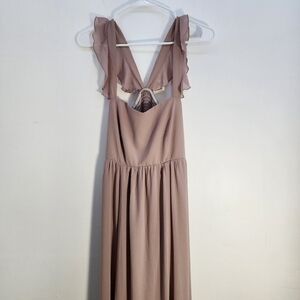 Show Me Your Mumu NWT Size Large Elegant Beige Dress